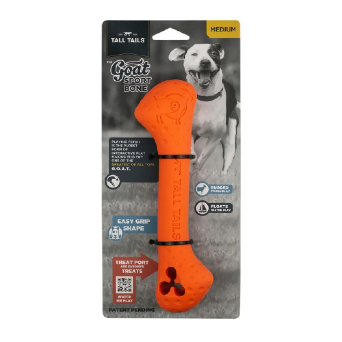 Tall Tails GOAT Rubber Bone - Image 2