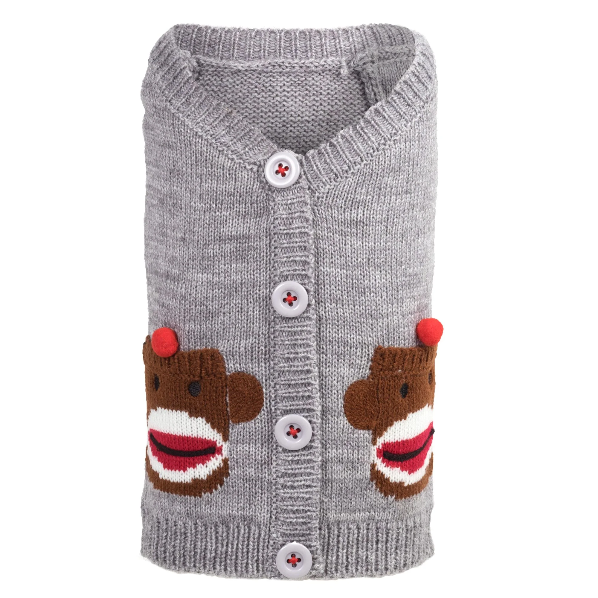 The Worthy Dog Sock Monkey Cardigan - Image 2
