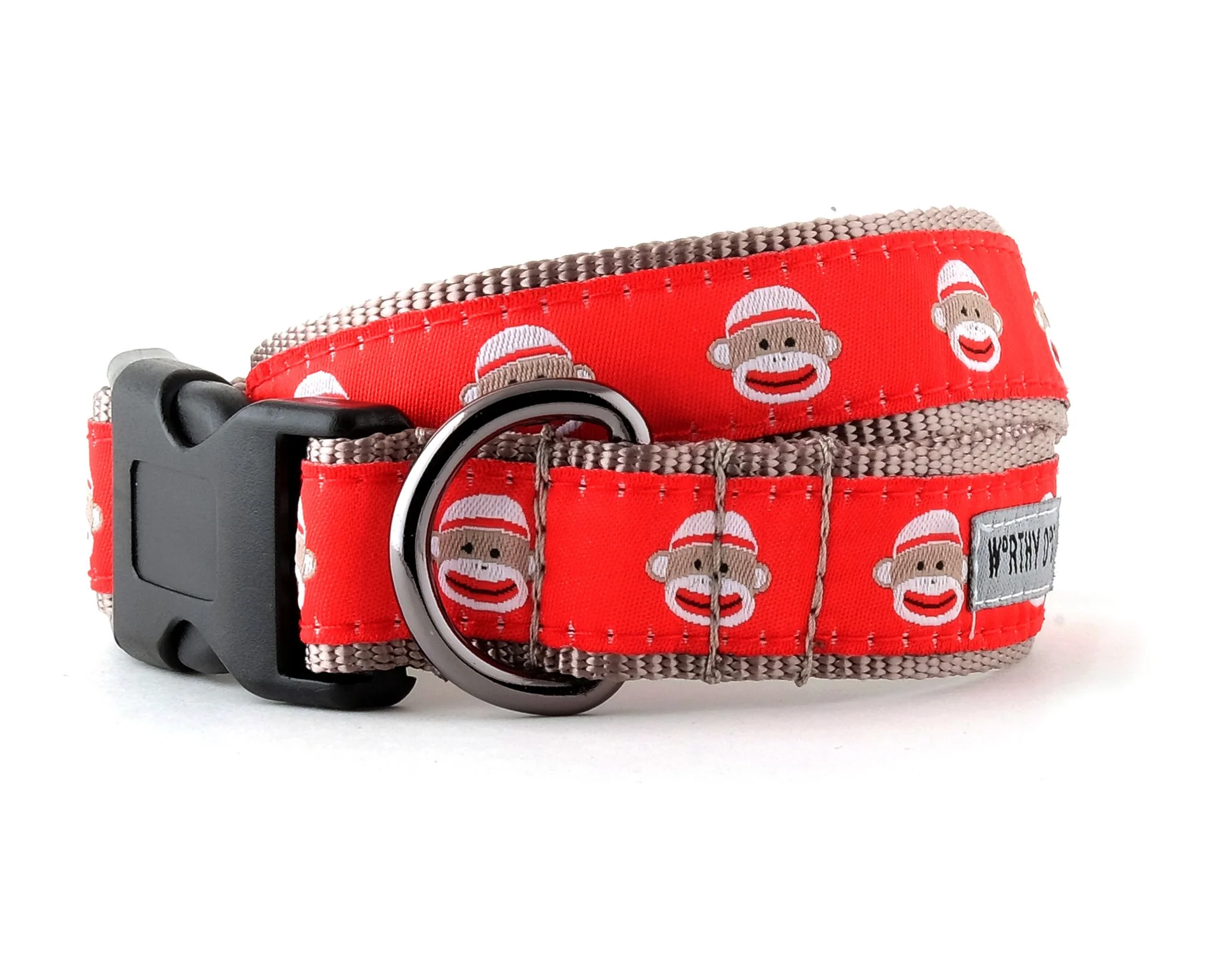 The Worthy Dog Sock Monkey Collar - Image 3