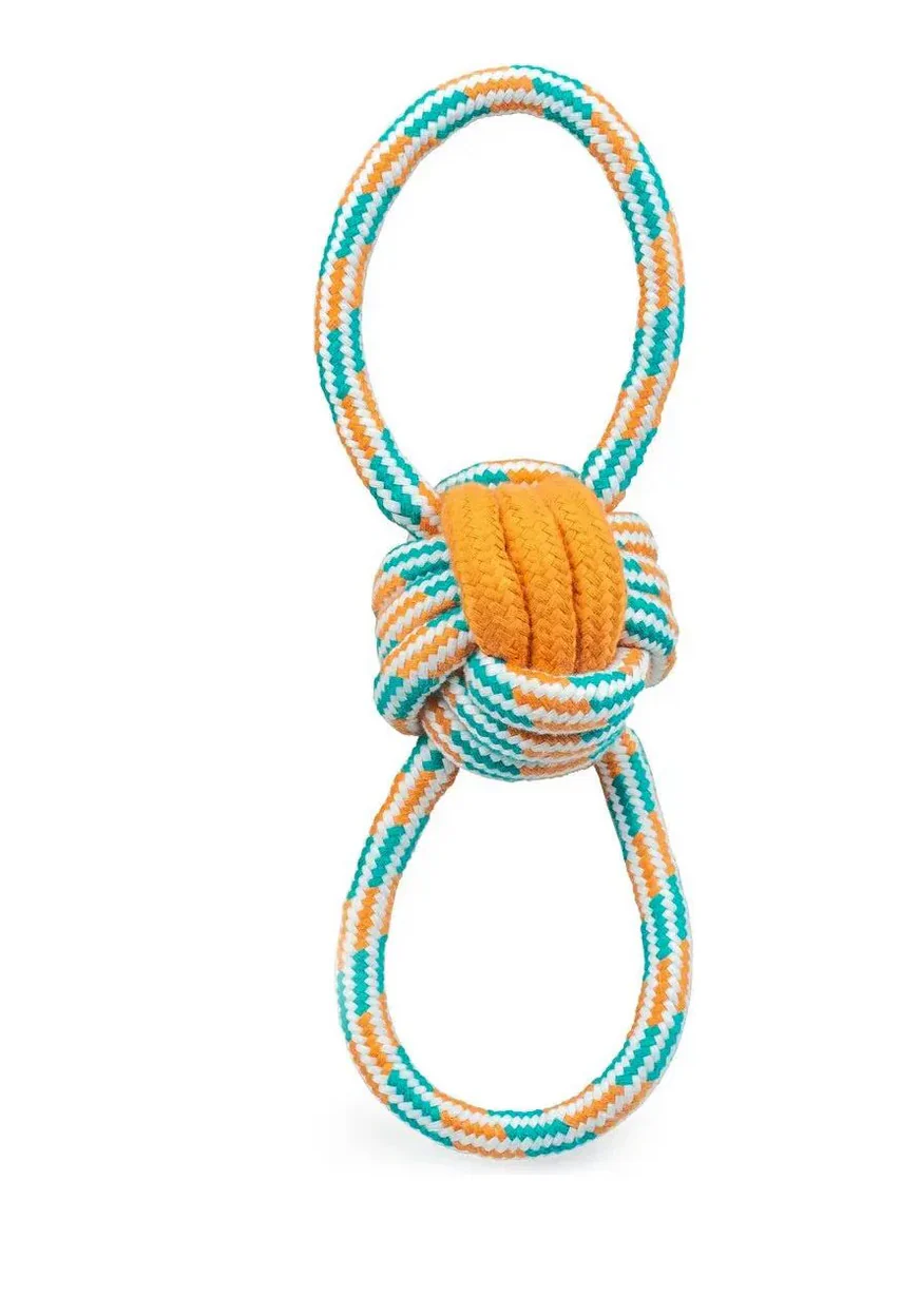 Thoozy Pet Figure 8 Knot Ball Rope 11.5" - Image 2