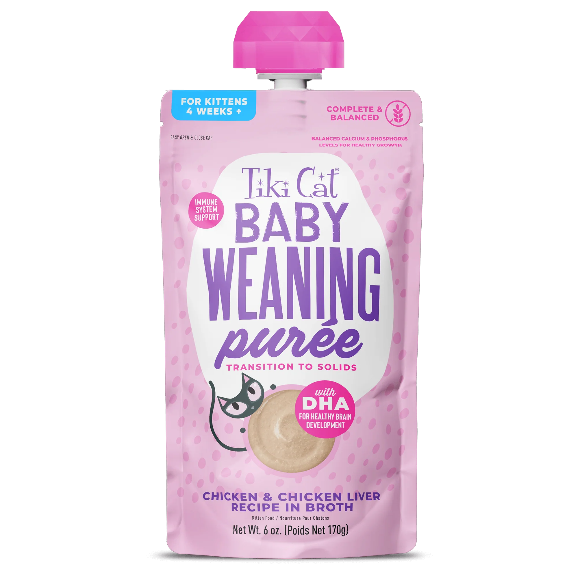 Tiki Cat Baby Weaning Chicken & Chicken Liver Puree - Image 2
