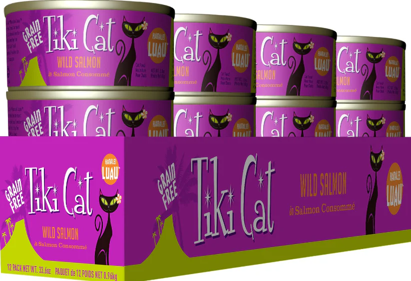 Tiki Cat Luau Wild Salmon in Salmon Consomme - Image 2