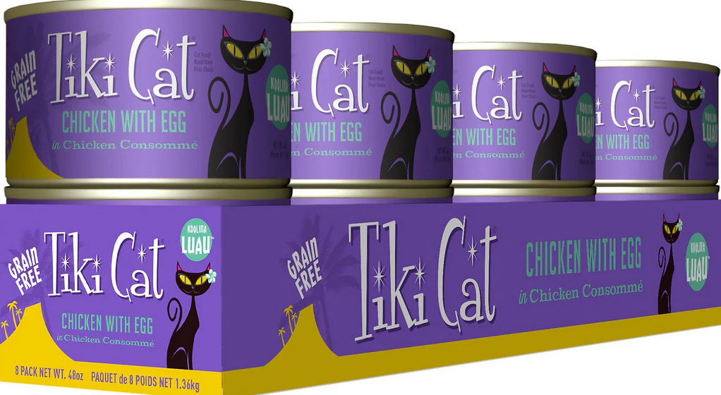 Tiki Cat Luau Chicken with Egg in Chicken Consomme - Image 2