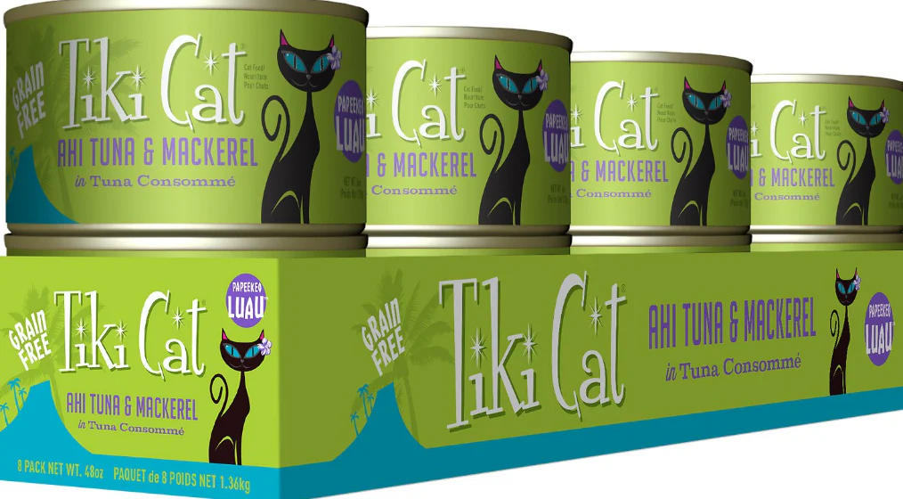 Tiki Cat Luau Ahi Tuna & Mackerel in Tuna Consomme - Image 2