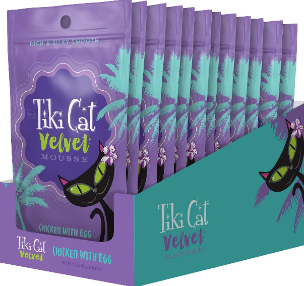 Tiki Cat Velvet Mousse Chicken & Egg Pouch - Image 2
