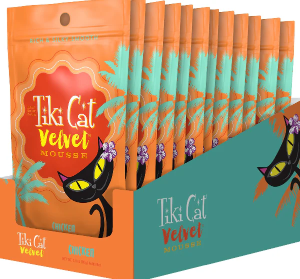 Tiki Cat Velvet Mousse Chicken Pouch - Image 2