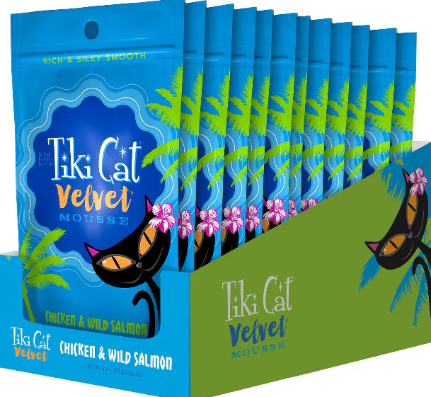 Tiki Cat Velvet Mousse Chicken & Salmon Pouch - Image 2