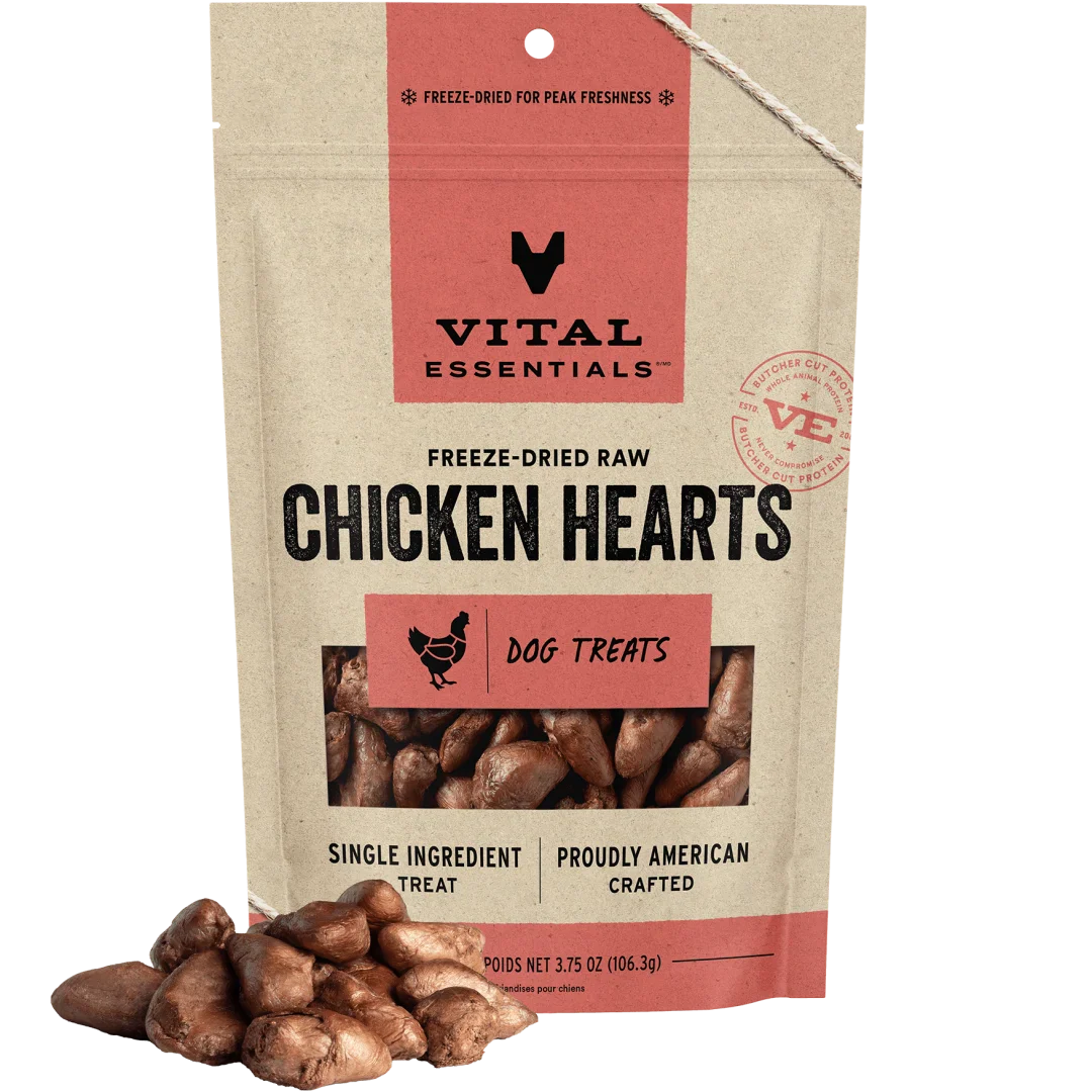 Vital Essentials Freeze Dried Chicken Hearts - Image 2