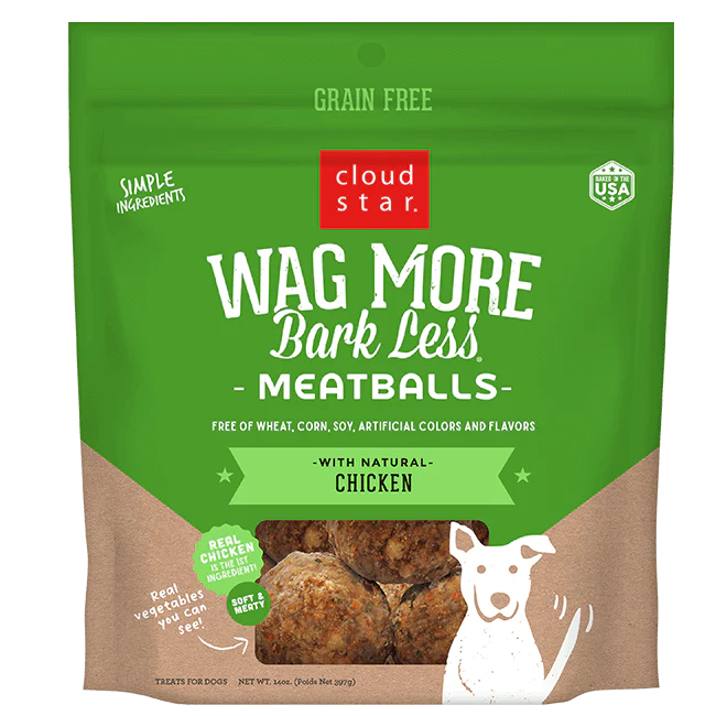Wag More Bark Less Grain-Free Meatballs Chicken 14 oz. - Image 2