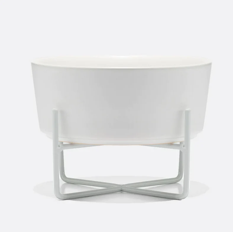 Waggo Simple Solid Dog Bowl + Stand - Image 2