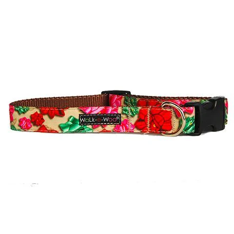 Walk-e-Woo Mayan Flowers Collar - Image 5