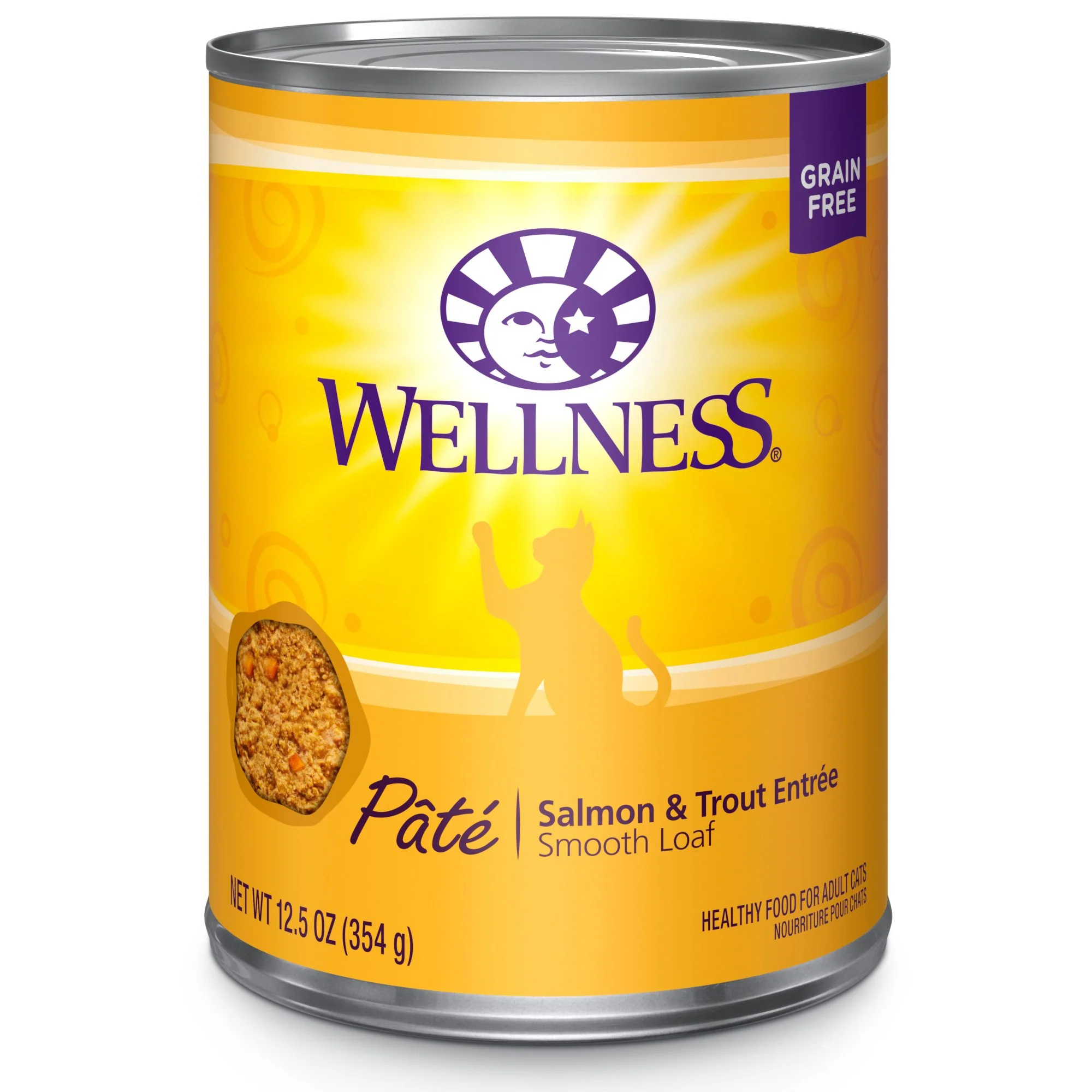 Wellness Adult Cat Salmon & Trout Formula - Image 2