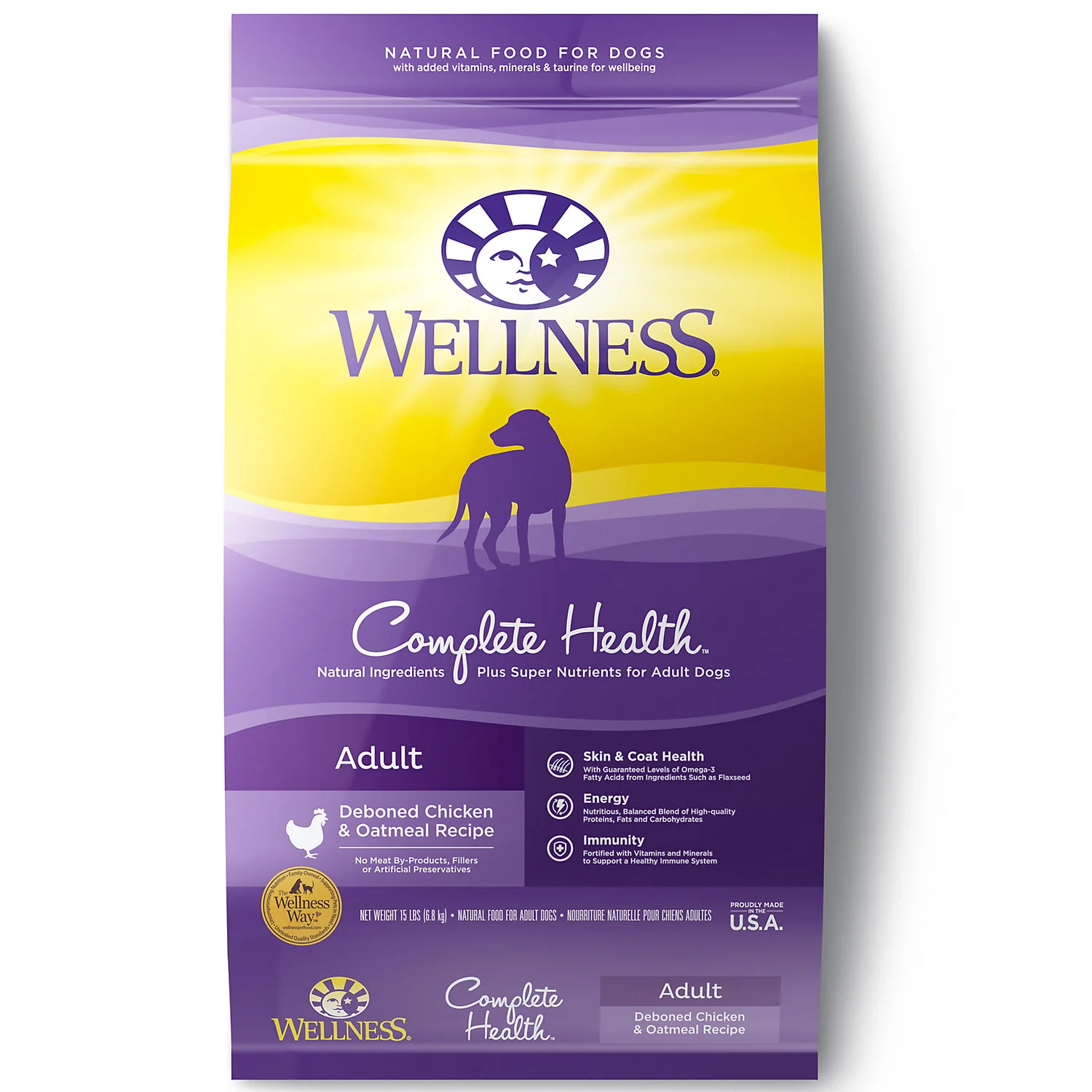 Wellness Complete Health Adult Chicken & Oatmeal - Image 3