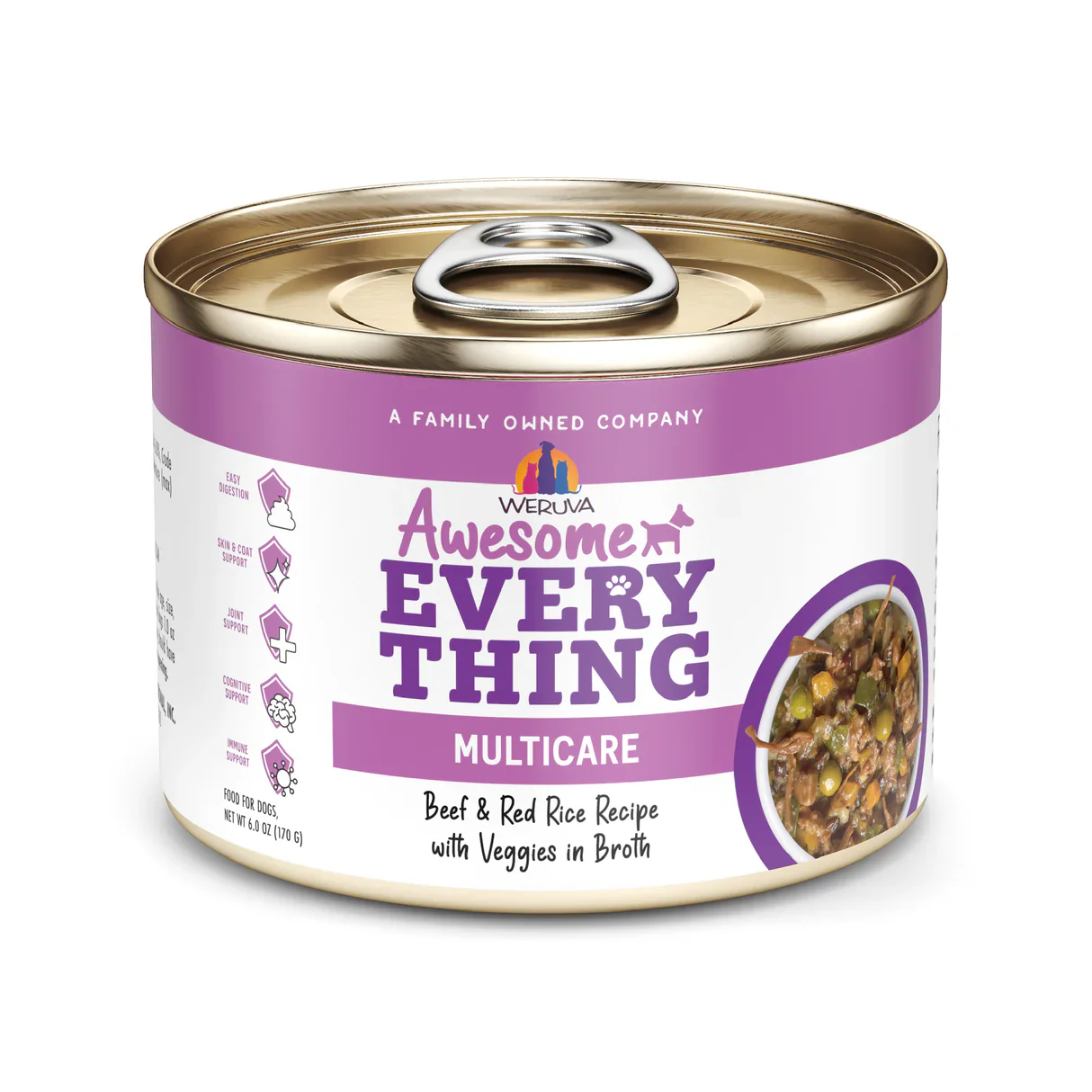 Weruva Awesome Everything! Beef, Rice & Veggies in Broth - Image 2