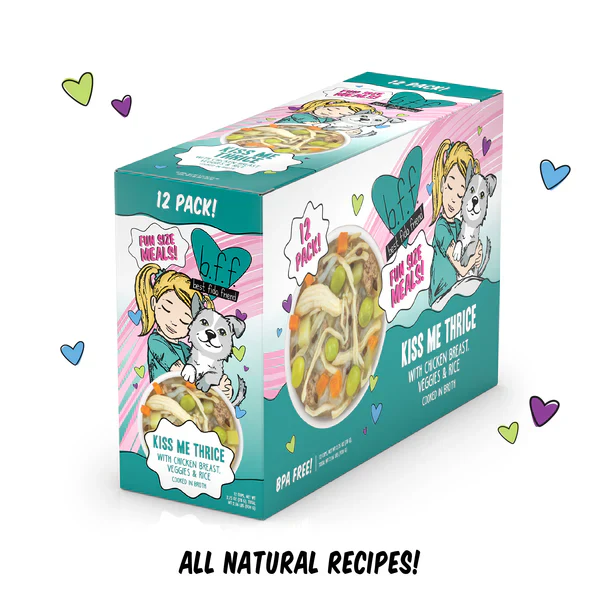 Weruva BFF Kiss Me Thrice Chicken, Veggies & Rice Dog Cup - Image 2