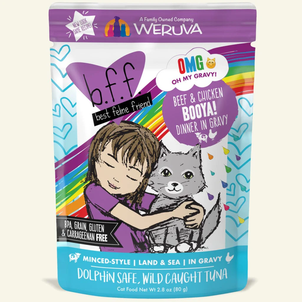 Weruva BFF OMG Booya! Beef & Chicken Pouch - Image 4