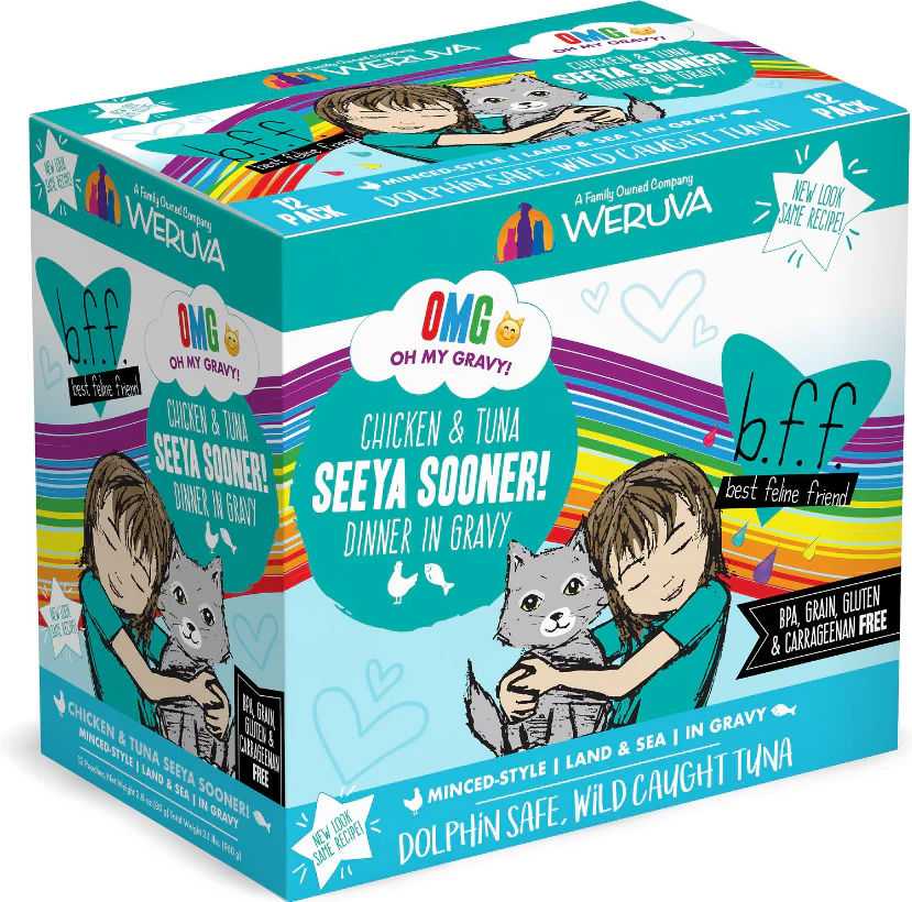 Weruva BFF OMG Seeya Sooner! Chicken & Tuna Pouch - Image 2