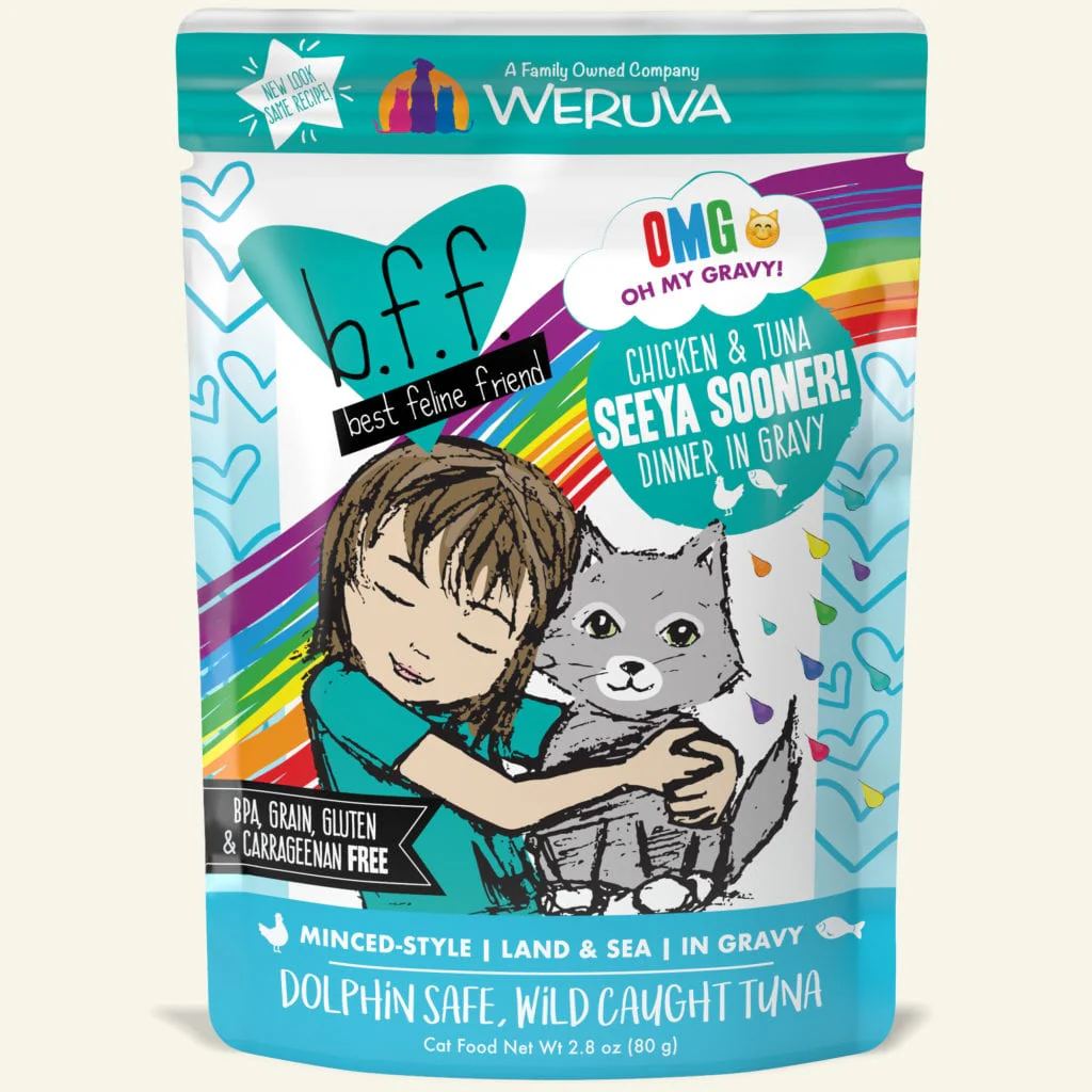 Weruva BFF OMG Seeya Sooner! Chicken & Tuna Pouch - Image 3