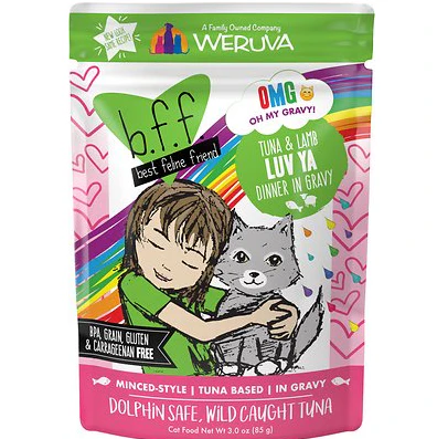 Weruva BFF OMG Tuna & Lamb Luv Ya Pouch - Image 3
