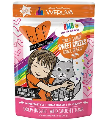 Weruva BFF OMG Tuna & Salmon Sweet Cheeks Pouch - Image 3