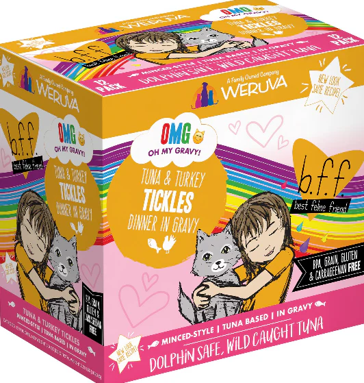 Weruva BFF OMG Tuna & Turkey Tickles Pouch - Image 2