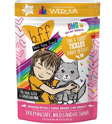 Weruva BFF OMG Tuna & Turkey Tickles Pouch - Image 3