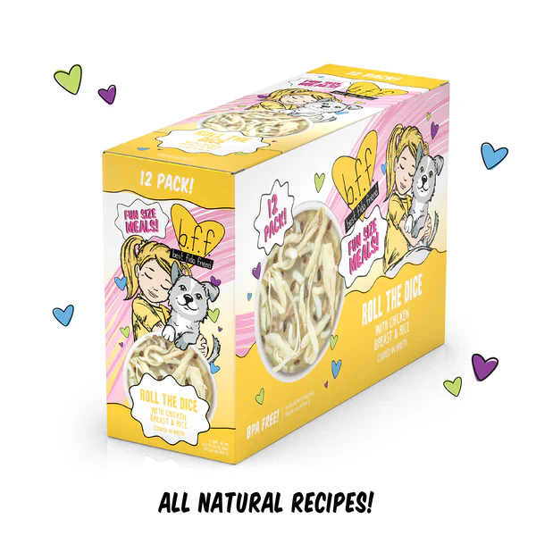 Weruva BFF Roll The Dice Chicken & Rice Dog Cup - Image 2