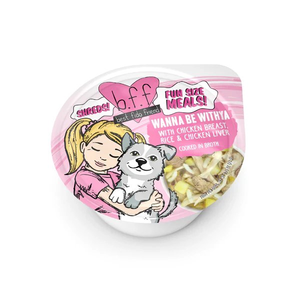 Weruva BFF Wanna Be Withya Chicken, Rice & Liver Dog Cup