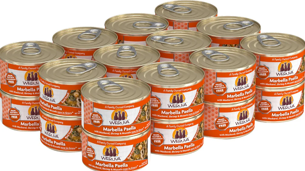 Weruva Cat Classic Grain-Free Marbella Paella with Mackerel, Shrimp & Mussels - Image 2