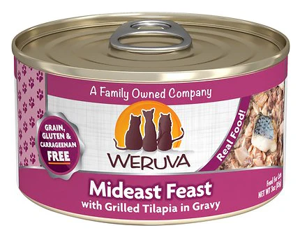 Weruva Cat Classic Grain-Free Mideast Feast with Grilled Tilapia in Gravy - Image 5