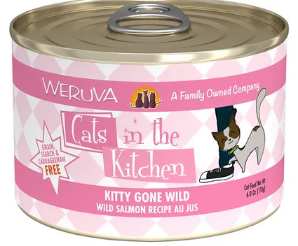 Weruva Cats in the Kitchen Kitty Gone Wild Salmon Au Jus - Image 3
