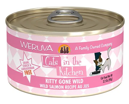 Weruva Cats in the Kitchen Kitty Gone Wild Salmon Au Jus - Image 5