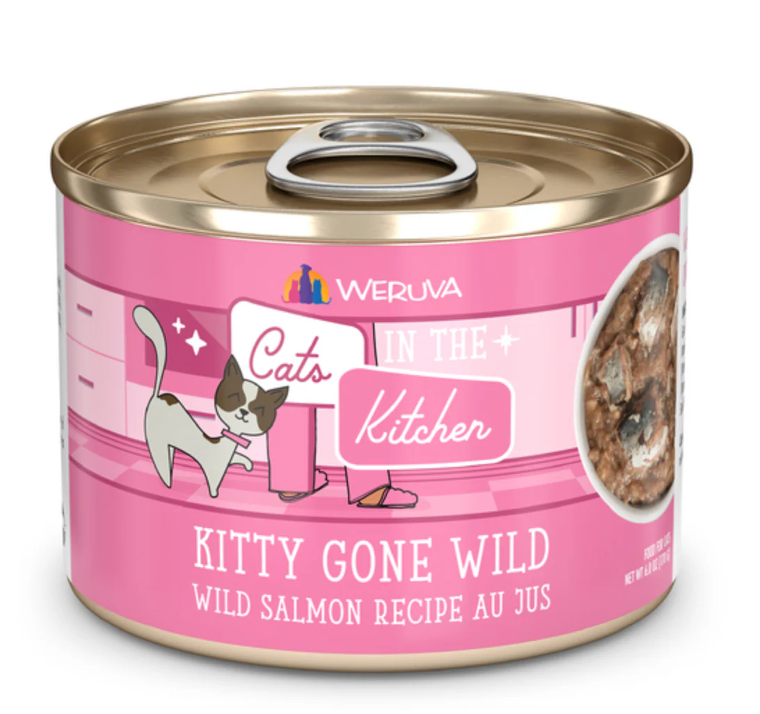 Weruva Cats in the Kitchen Kitty Gone Wild Salmon Au Jus - Image 8