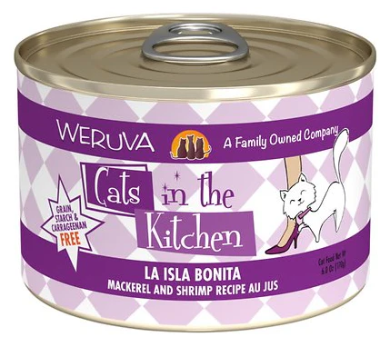 Weruva Cats in the Kitchen La Isla Bonita Mackerel & Shrimp Au Jus - Image 3