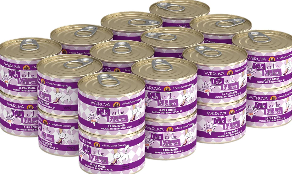 Weruva Cats in the Kitchen La Isla Bonita Mackerel & Shrimp Au Jus - Image 4