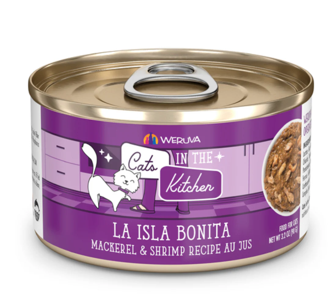 Weruva Cats in the Kitchen La Isla Bonita Mackerel & Shrimp Au Jus - Image 7