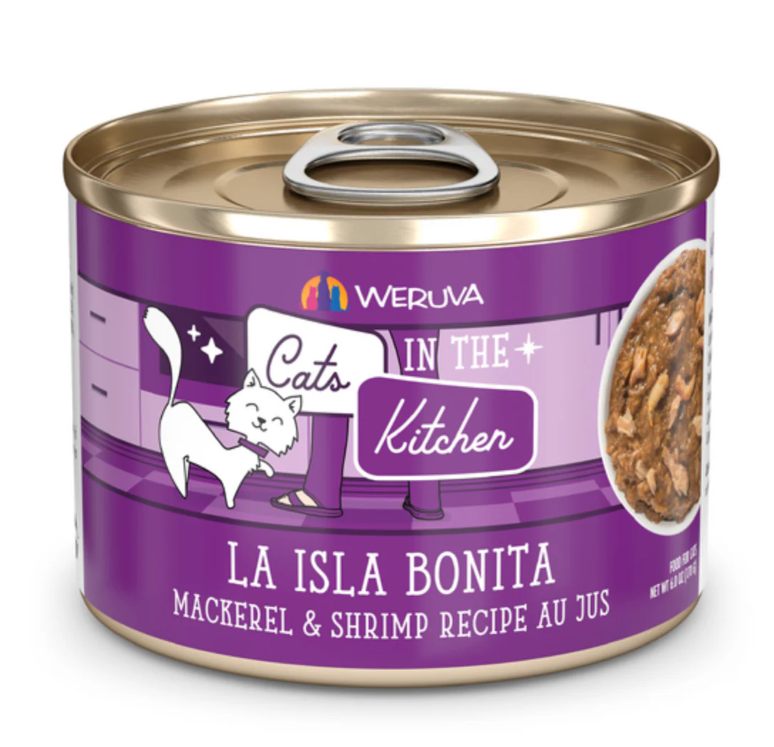 Weruva Cats in the Kitchen La Isla Bonita Mackerel & Shrimp Au Jus - Image 8