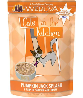 Weruva Cats in the Kitchen Pumpkin Jack Splash Tuna in Pumpkin Soup Pouch - Image 3