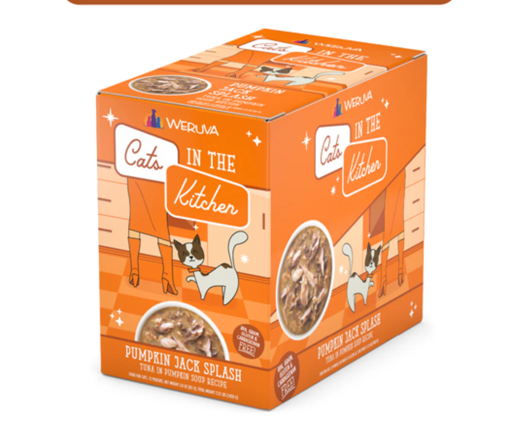 Weruva Cats in the Kitchen Pumpkin Jack Splash Tuna in Pumpkin Soup Pouch - Image 4