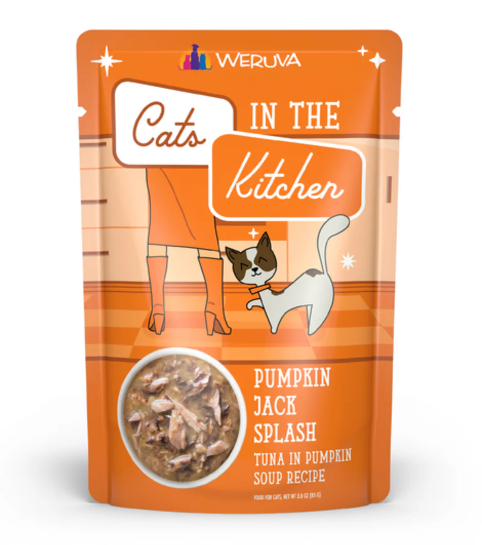Weruva Cats in the Kitchen Pumpkin Jack Splash Tuna in Pumpkin Soup Pouch - Image 5