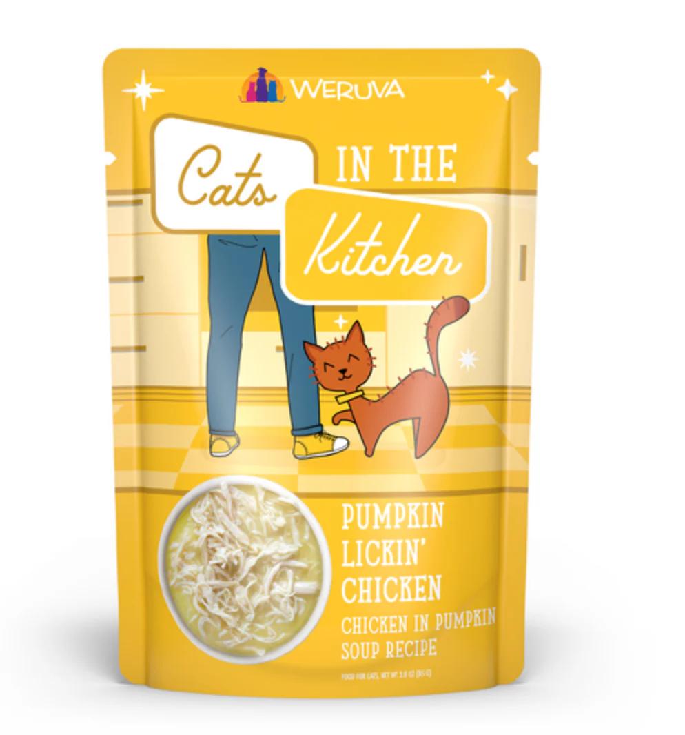 Weruva Cats in the Kitchen Pumpkin Lickin' Chicken in Pumpkin Soup Pouch - Image 5