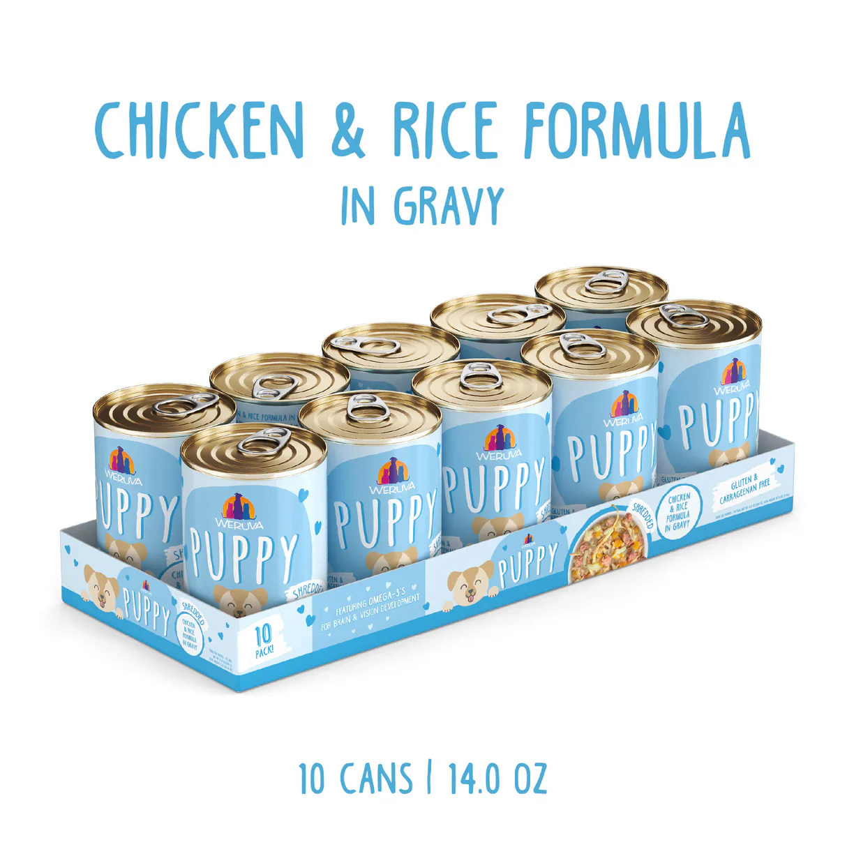 Weruva Puppy Shredded Chicken & Rice in Gravy - Image 2