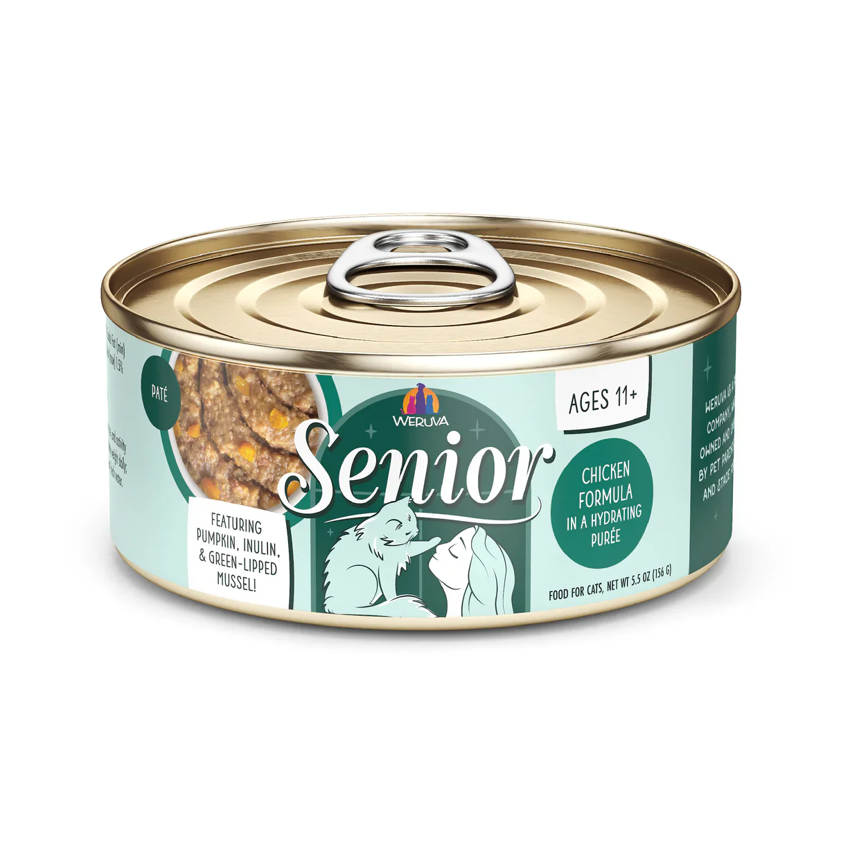 Weruva Senior Cat Chicken in Hydrating Purée - Image 3