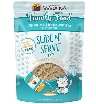 Weruva Slide N' Serve Family Food Chicken Breast Dinner with Tuna Pate - Image 4