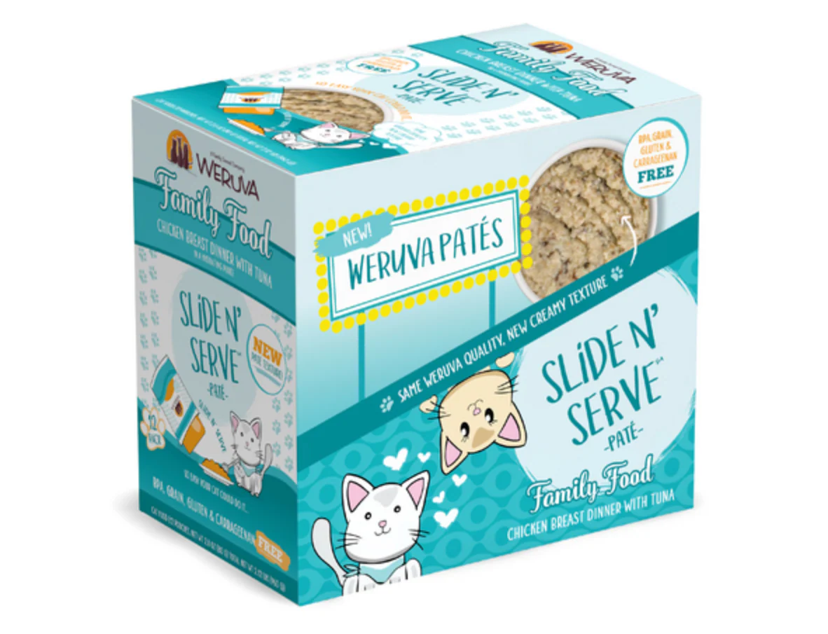 Weruva Slide N' Serve Family Food Chicken Breast Dinner with Tuna Pate - Image 5