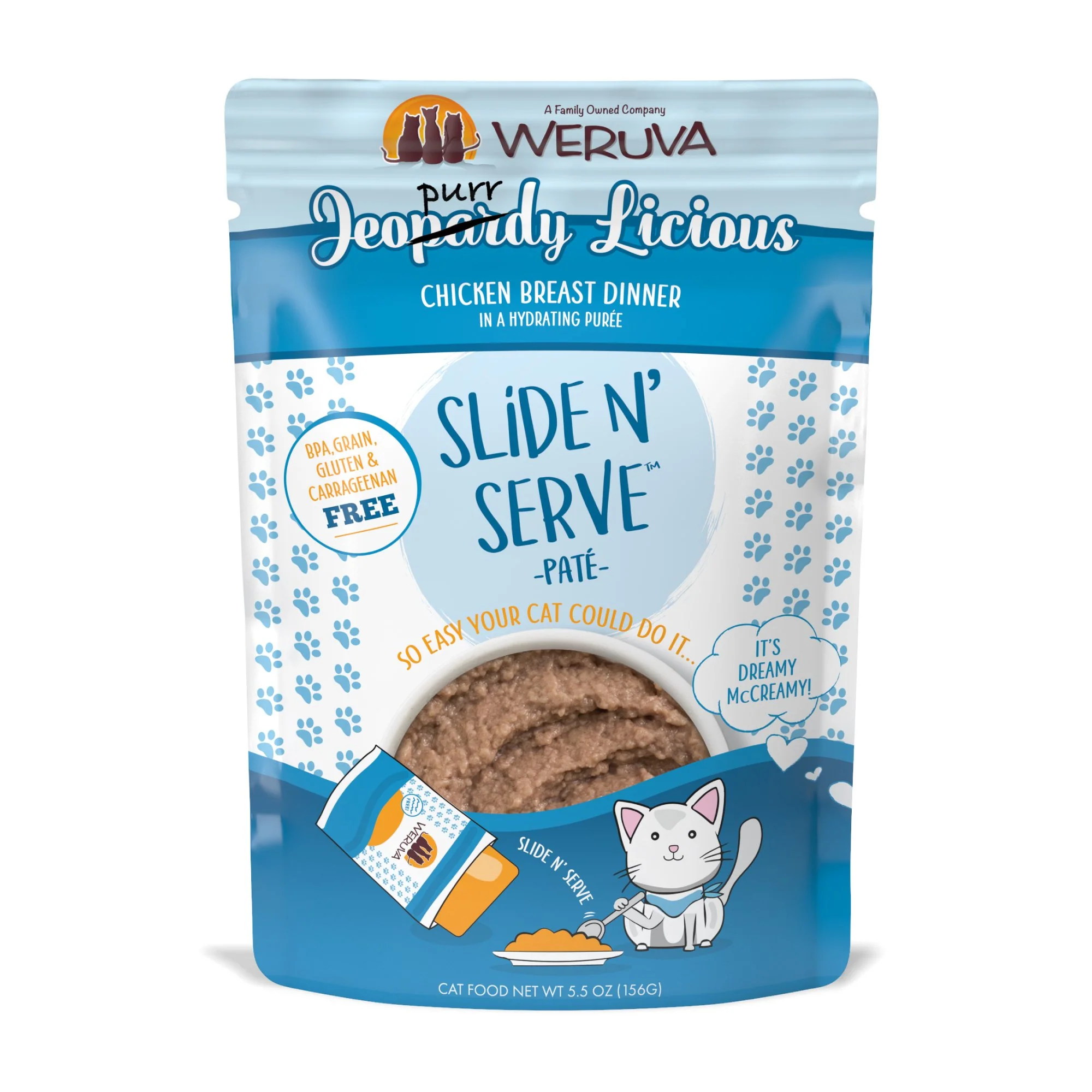 Weruva Slide N' Serve Jeopurrdy Licious Chicken Pate - Image 2
