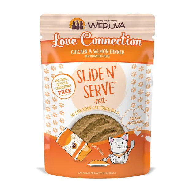 Weruva Slide N' Serve Love Connection Chicken & Salmon Pate - Image 2