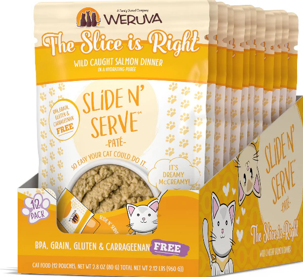 Weruva Slide N' Serve The Slice is Right Wild Caught Salmon Pate - Image 2