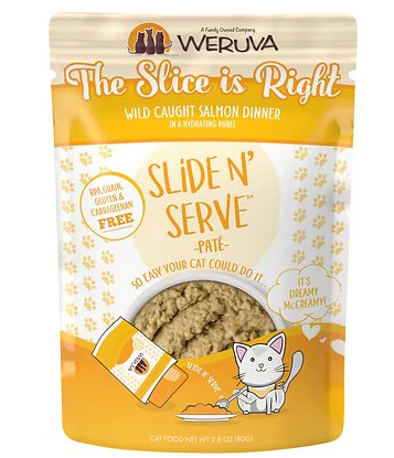 Weruva Slide N' Serve The Slice is Right Wild Caught Salmon Pate - Image 3