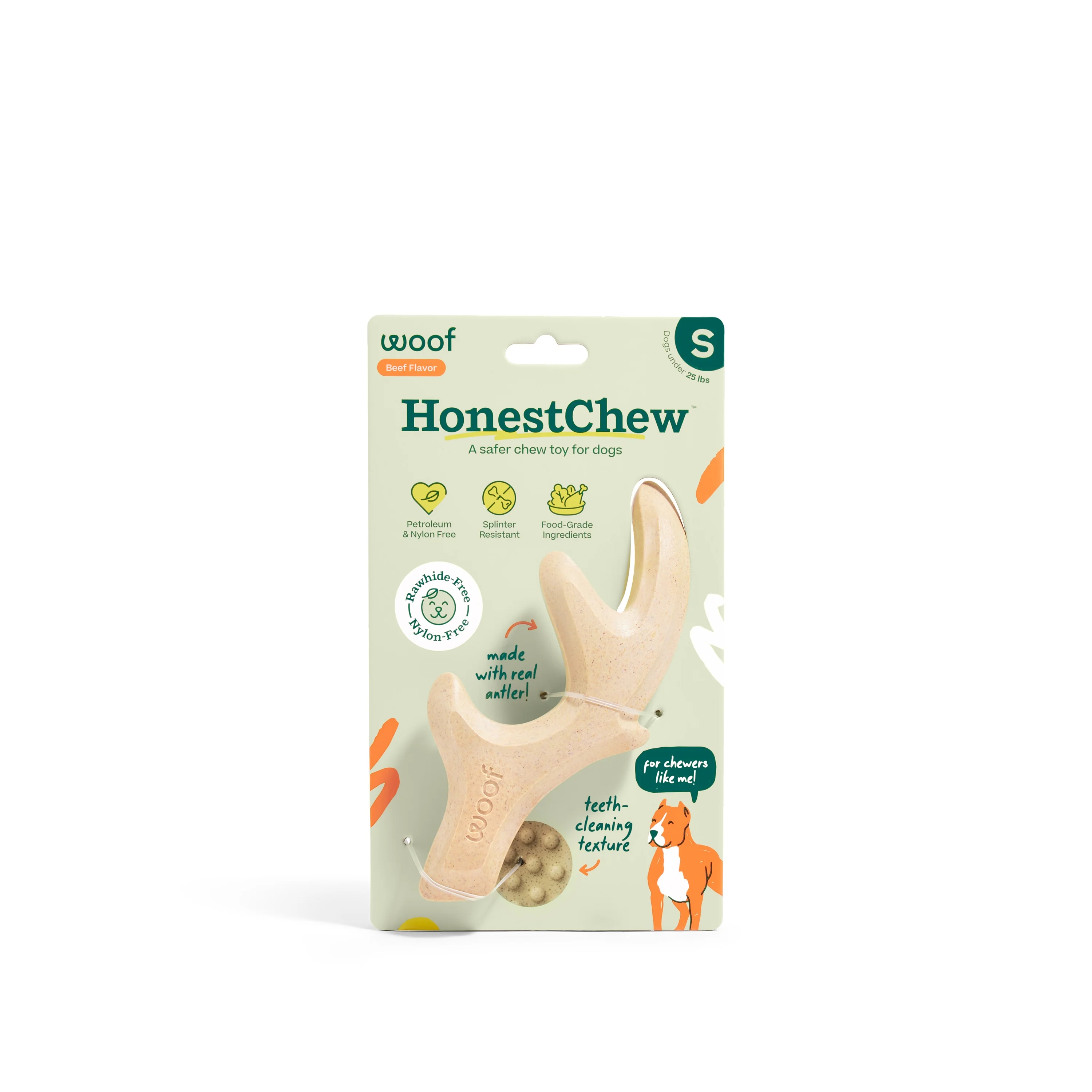 Woof Pet HonestChew Antler Bone - Image 3